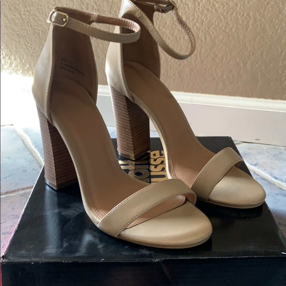 Nude Sandal Heel
